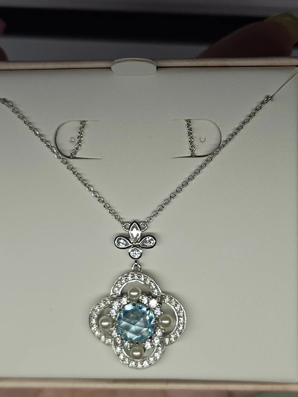 Aquamarine RBP Necklace - Picture 2 of 4